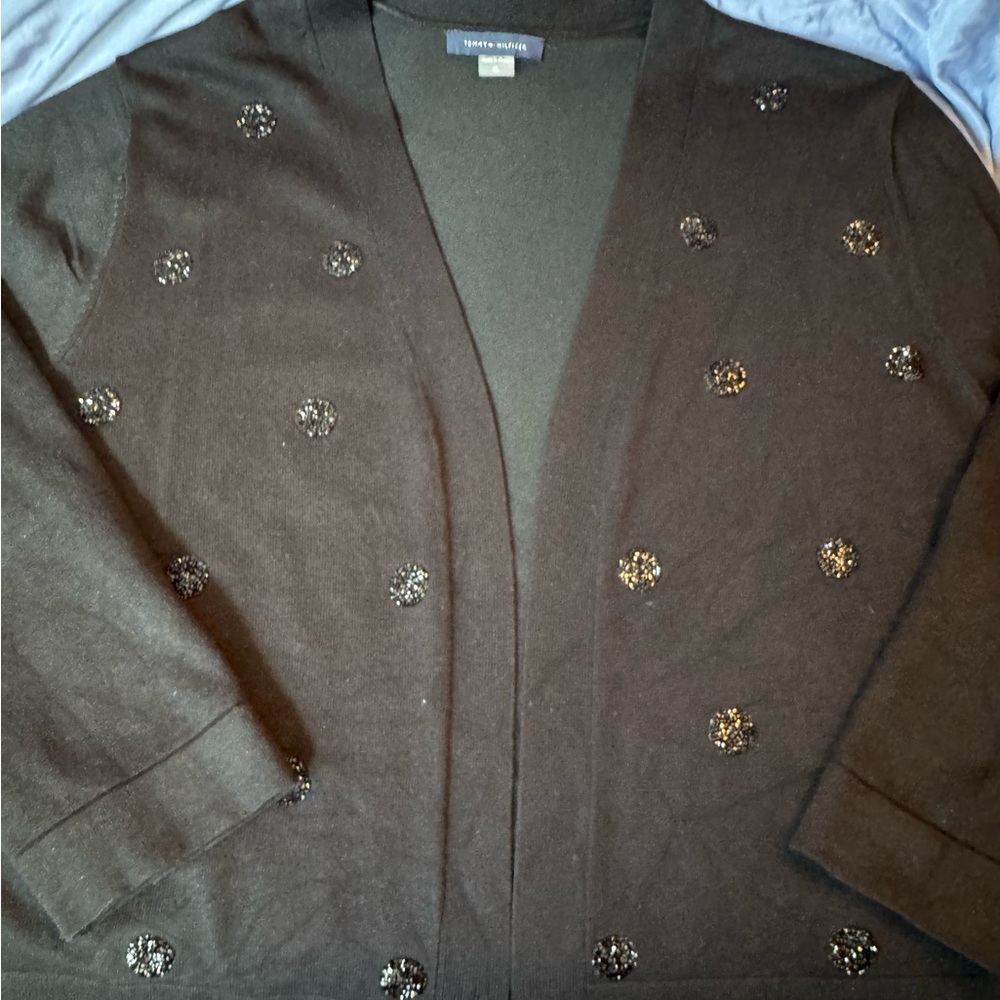 Tommy Hilfiger Black Bolero Sweater